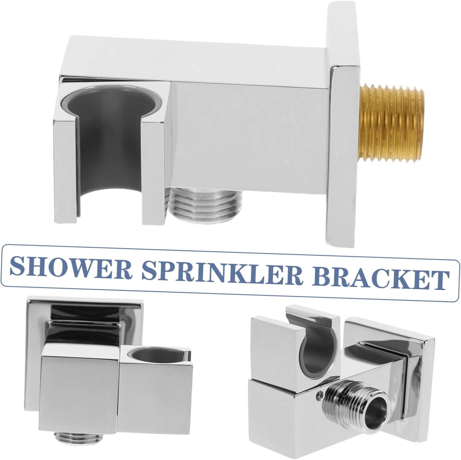 LIFKOME Stainless Steel Nozzle Bracket Sink Hose Adapter Industrial Pipe Fittings Shower Head Extension Pipe