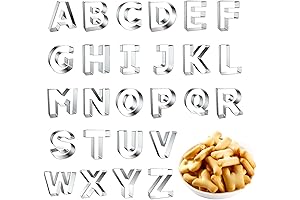 Letter Cookie Cutters Shapes 2 Inch