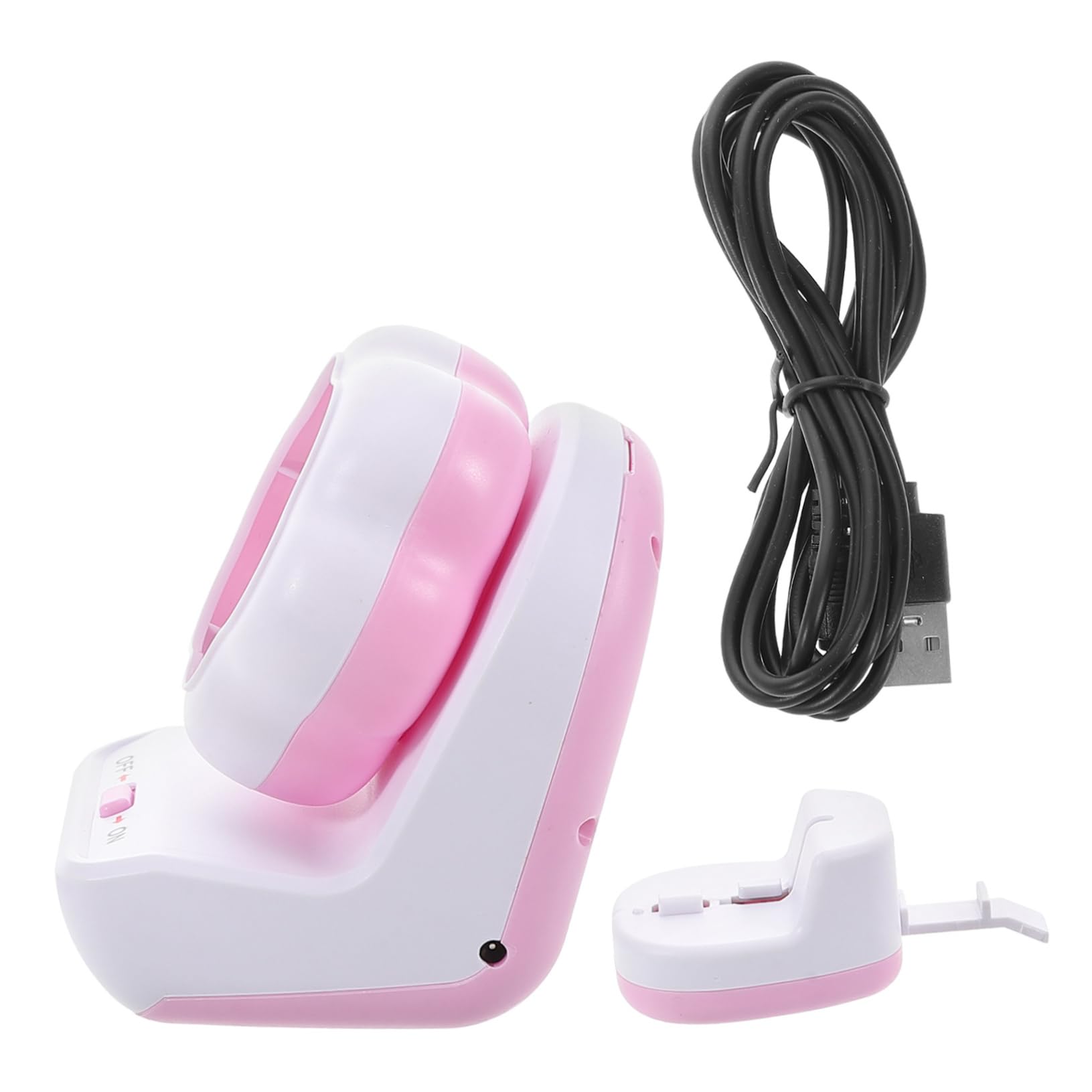 HOMSFOU Electric Clay Bead Spinner Kit Automatic Rotating Bowl for Jewelry Making Bead Spinner Set for Bracelet Necklace