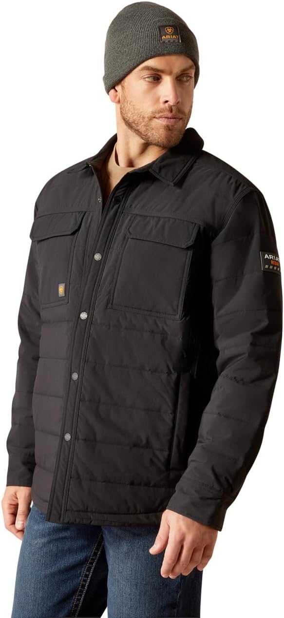 ARIAT Men's Rebar Cordura Ripstop Insulated Shirt Jacket