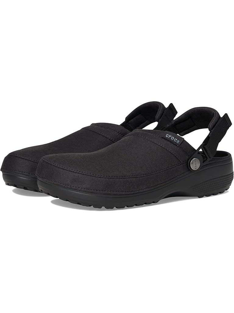Black Crocs Classic Crafted Canvas Clogs