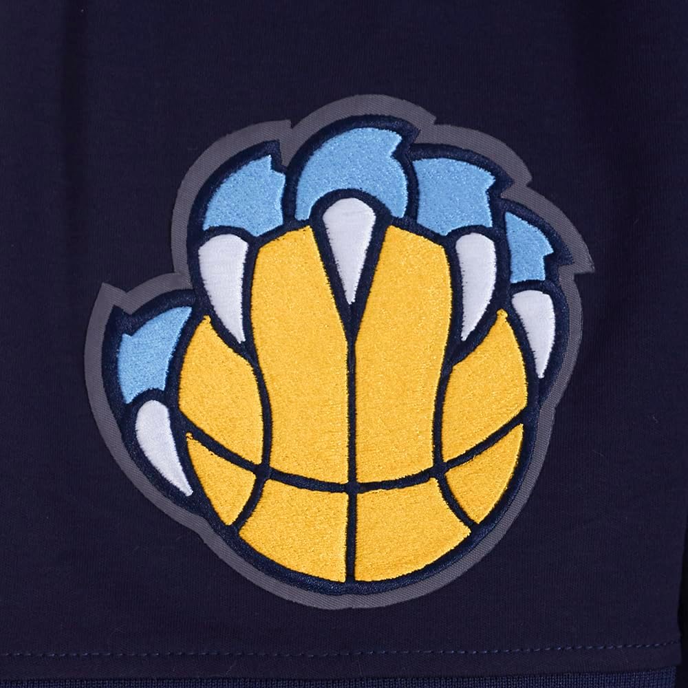 Pro Standard Mens NBA Classic Chenille Cotton Double Knit Short Sleeve Hoodie - Image 6