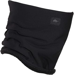 Turtle Fur Comfort Shell Neckula Fluffy Plush Fleece Lined Neck Warmer, Black