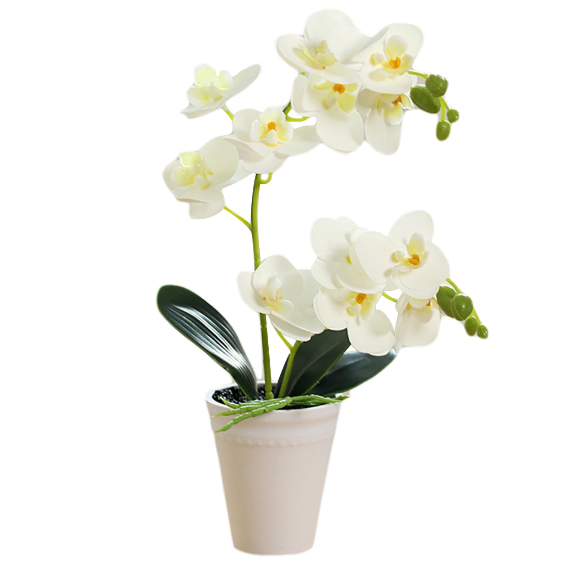 Orchidée artificielle vive au rendu naturel pour déco de table durable