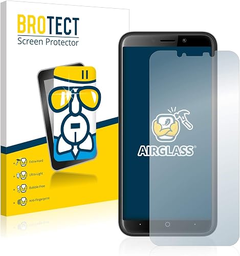 BROTECT Pellicola Vetro Compatibile con Doogee X50 Vetro Prottetivo Flessibile 9H AirGlass BROTECT Pellicola Vetro Compatibile con Doogee X50 Vetro Prottetivo Flessibile 9H AirGlass