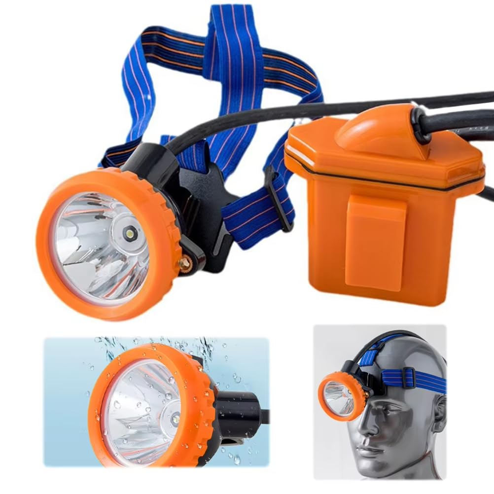 Wodoodporna i przeciwwybuchowa lampa górnicza LED, reflektor podziemnej kopalni węgla, ładowalna latarka do kasku, do pracy na zewnątrz, na kemping