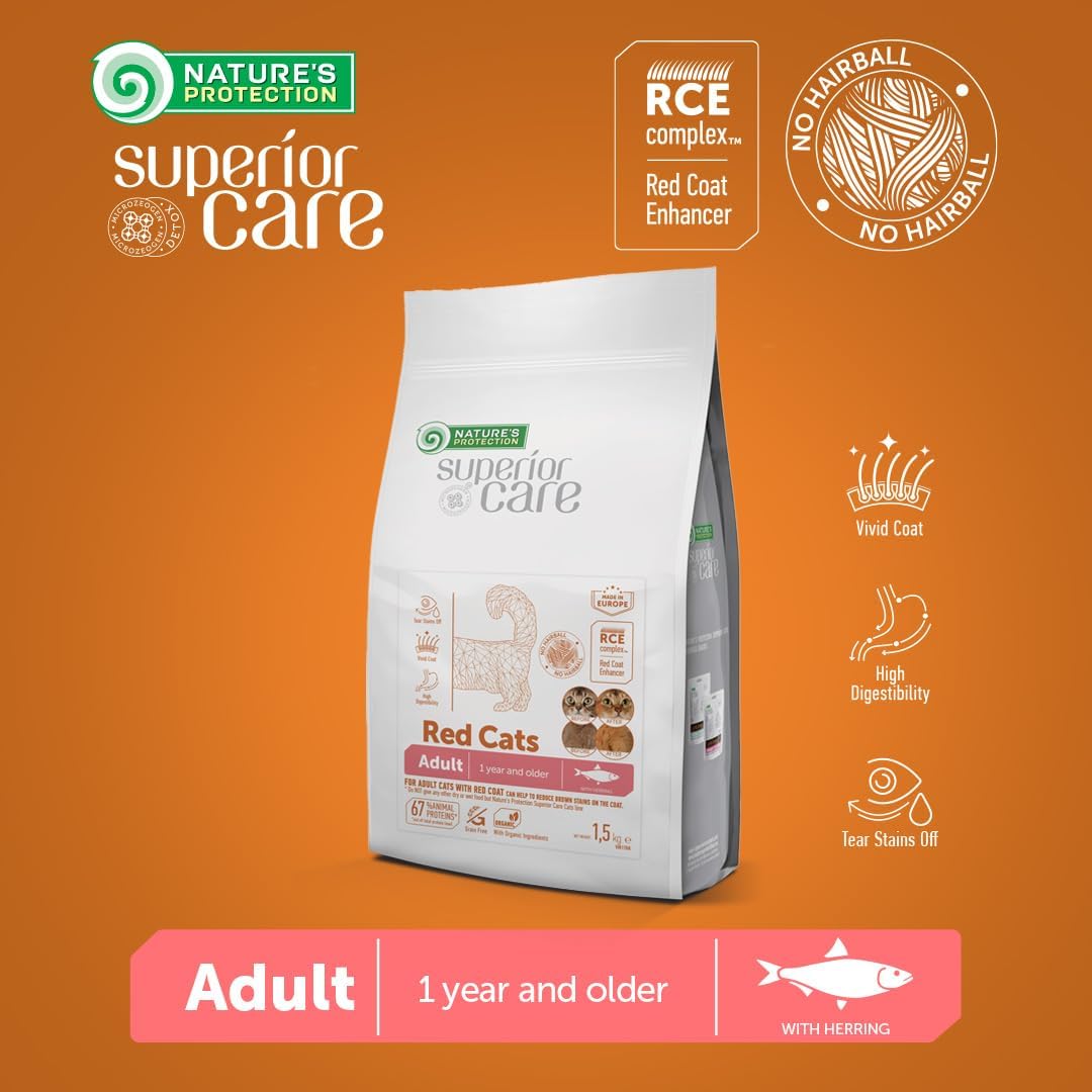Nature's Protection Superior Care Wet Cat Food with Tuna & Dry Food with Herring Bundle
