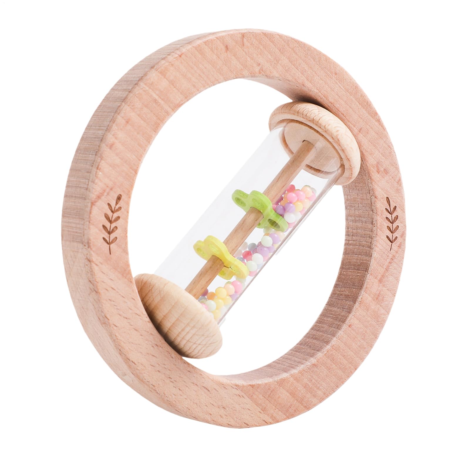Juguete Musical De De Lluvia - Sonajero De Madera Juguete Sensorial Para Bebés,Juego para Desarrollo de Coordinación Visual de Niños y Niñas