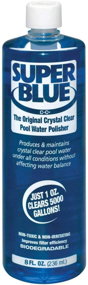 Robarb 20152A Super Blue Crystal Clear Pool Water Polisher Clarifier, 8 Fl Oz