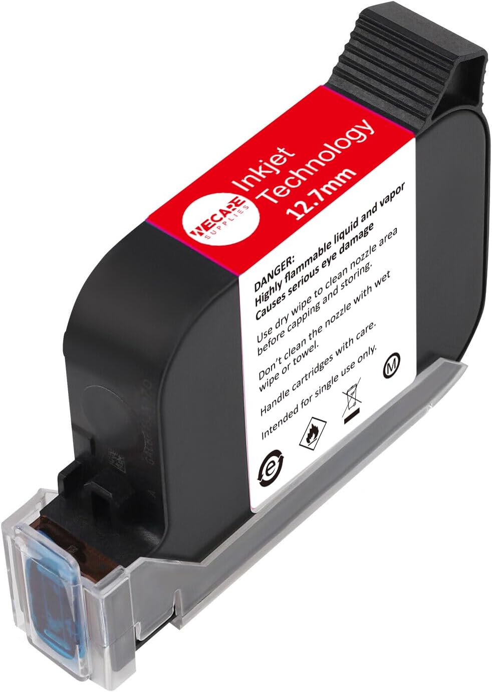 Original Black Ink Cartridge Fast Dry Replacement 42ml Ink Cartridge Compatible for Handheld Inkjet Printer and Mini Handheld Inkjet Printer