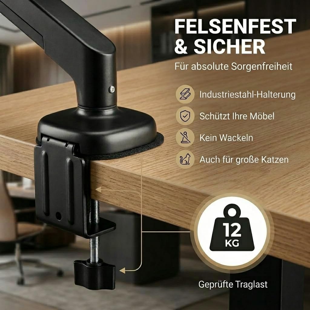 Katzenbett LEVI | Katzenbett Schreibtisch | Katzenplattform | Für Tische und Fenstersims | Inkl. 2 Betten | Cord-Design Grau | Robust und modern (Schwarz)