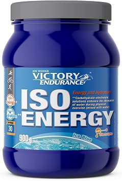 VICTORY ENDURANCE Iso Energy Ice Blue 900g; Quick Energy and Hydration; with Extra Mineral Salts and Enriched with Vitamin C