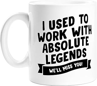 That's Nice That I Used To Work With Absolute Legends Ceramic Mug - Funny Mugs Gifts For Colleagues - Funny Gifts For Him Or Coffee Mug Gifts For Her