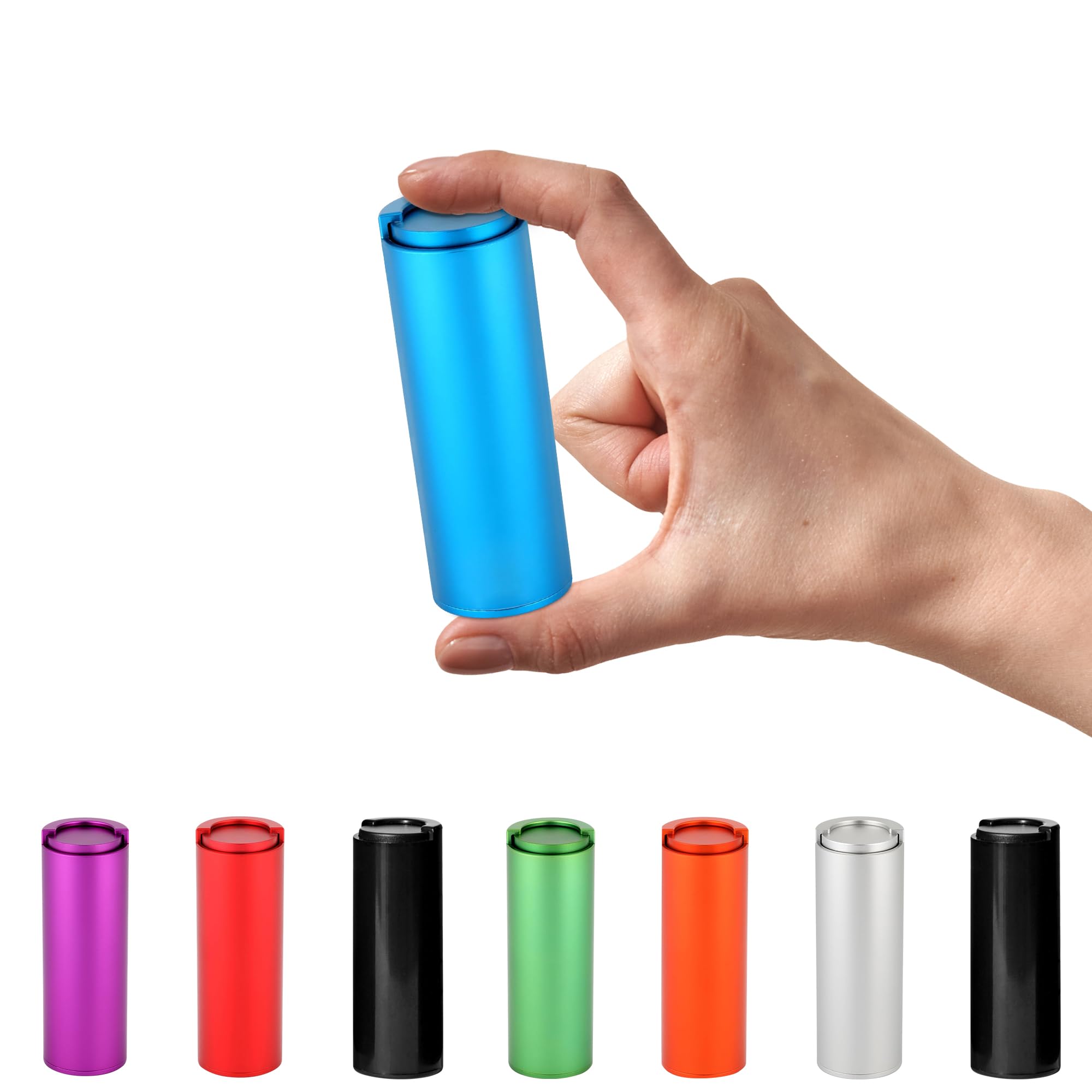Beer City Billiards Basics - Portamonete (metallo - blu) tubo nero contiene 40 più monete da un quarto o un dollaro dispenser di accessori da biliardo