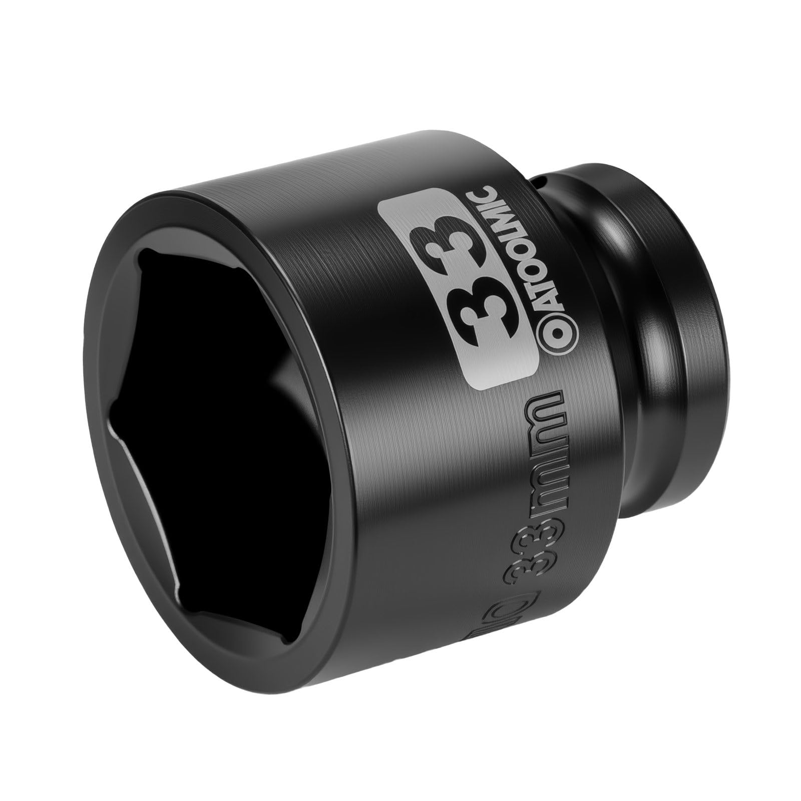 1/2 Inch Drive x 33mm Shallow 6PT CR-MO Impact Socket for Removing Axle nut