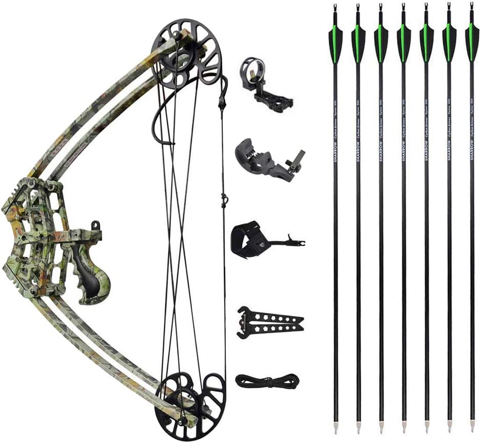 Milaemアーチェリー コンパウンドボウ 弓 ハンティングボウ 三角弓 45ポンド ショート軸複合弓 右