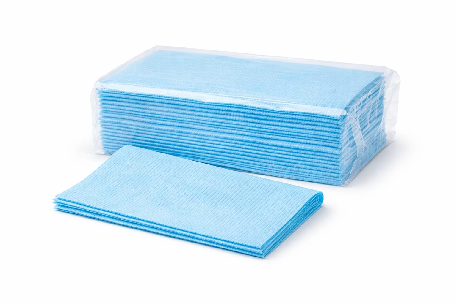 RXSHOPY Disposable Face and Body Towel for Travel, Trip, Train, Spa, Parlor, Massage, Makeup Removal, Beauty Care, Hair Care, Disposable Napkin (Blue, Small 18 X 2 4 Inch, Pack of 10)-image-44