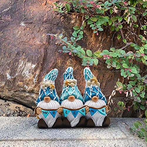 Hosnner Garden Mermaid Statue Decoration - Resin Funny Garden Figurines For Outdoor Patio, Lawn, Yard Art Decoration Winter Garden Gifts #TOP4