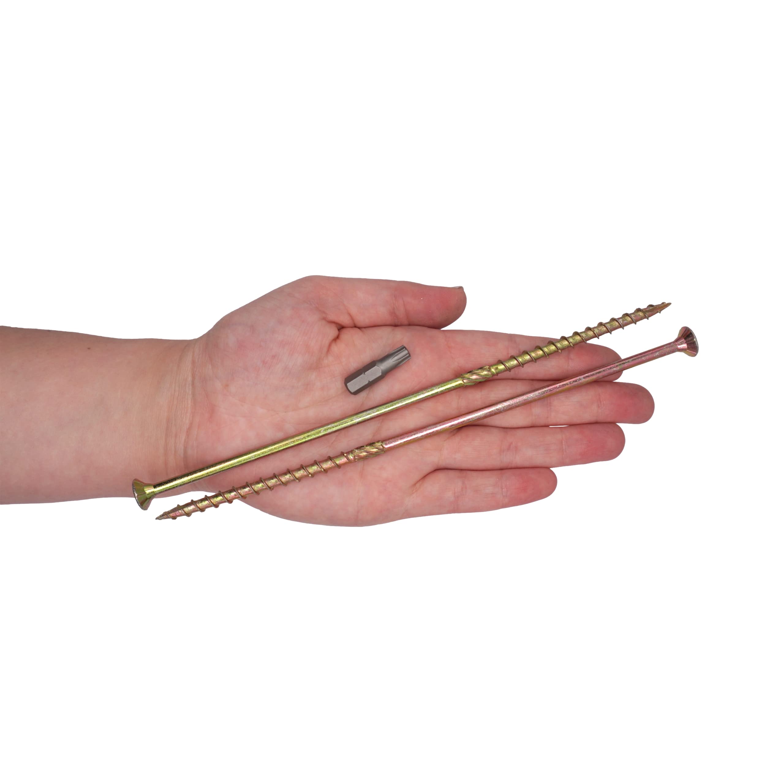 Chipboard Screws Countersunk Head Torx (steel Hardened Yellow Zincplated) QZ - View #2