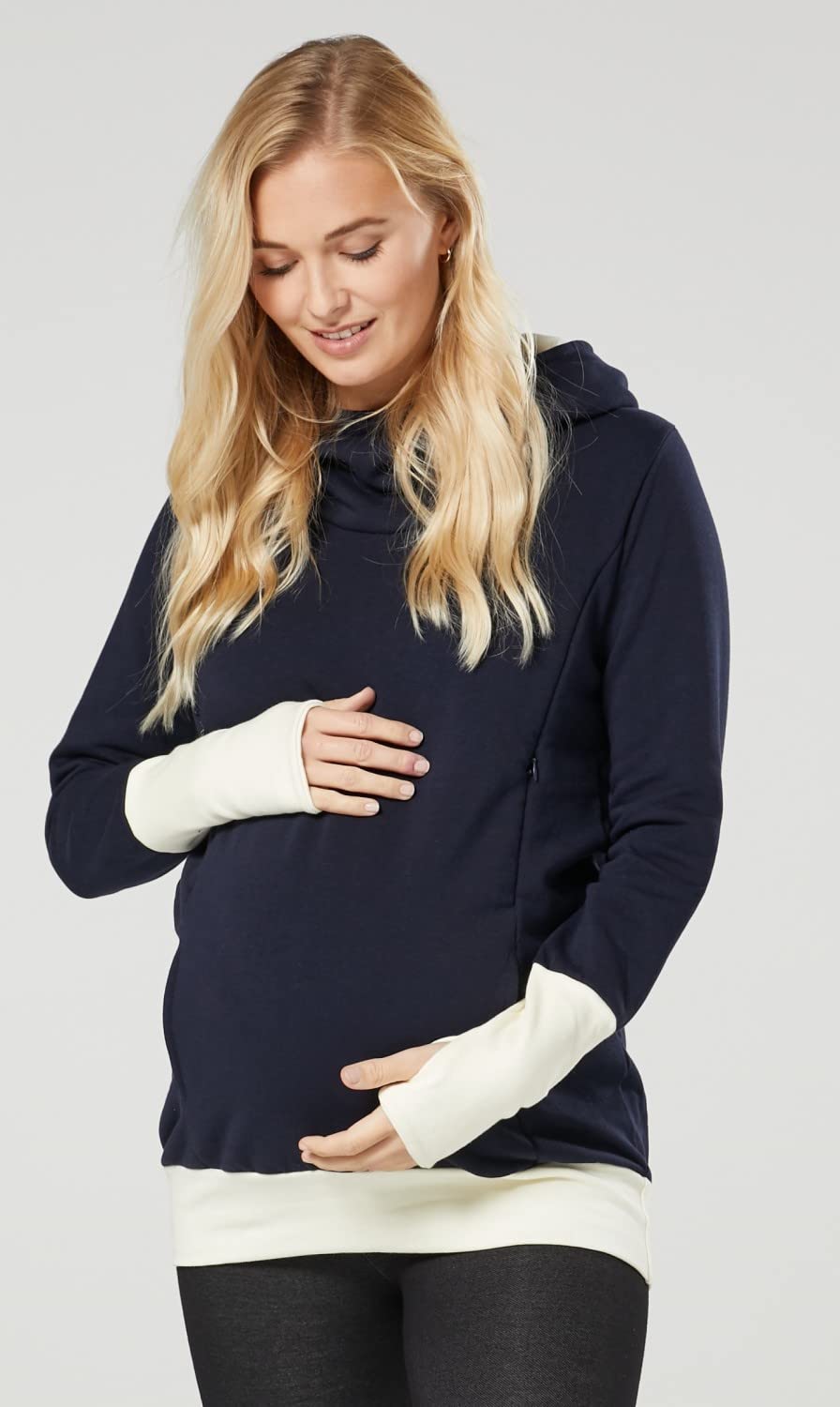 HAPPY MAMA Boutique Mujer Sudadera premamá de enfermería Sweeathirt Jumper 330