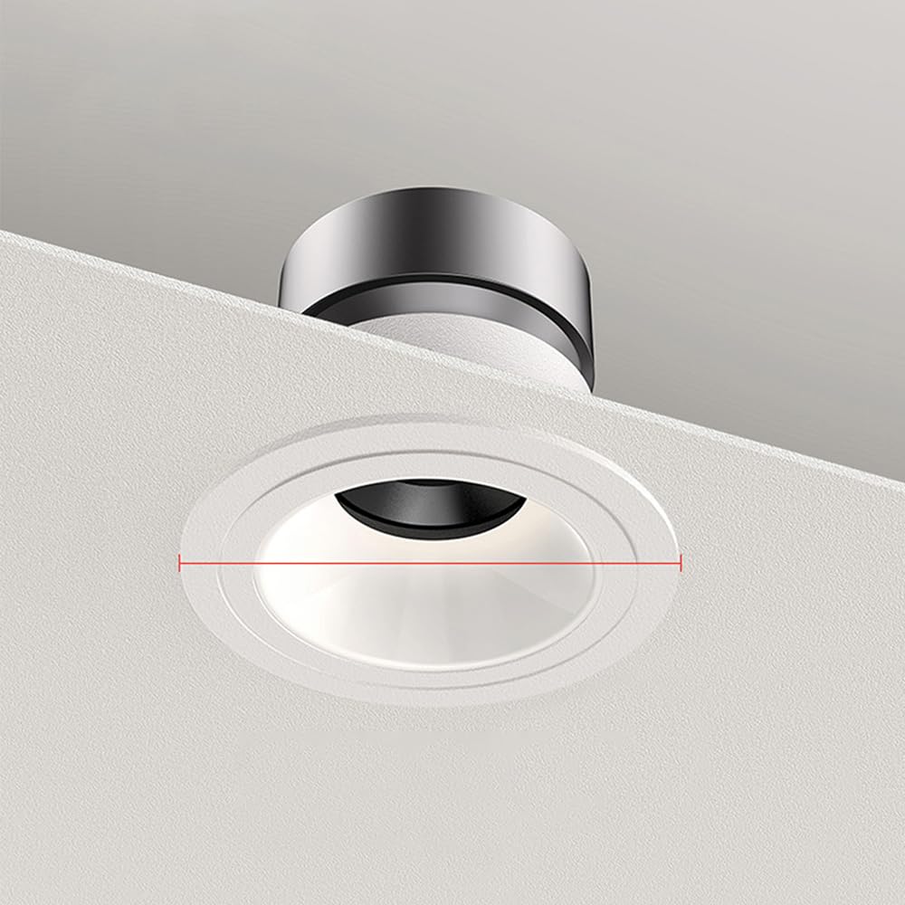 Ieron 4PCS Goof Rings for Ceiling Lights Recessed Light Trim for Downlight Diameter 75mm Suitable for Hole Diameter 76-95mm - Image 4
