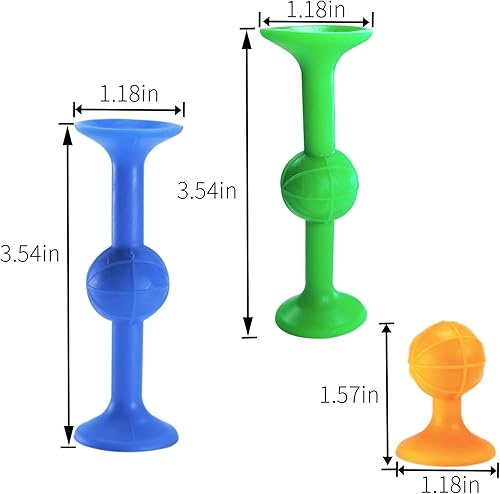 Miniatura 7 de 12 dardos de ventosa, un conjunto de juegos con fuerte potencia de succión, hechos de material de silicona. Adecuado para juegos de mesa, juegos