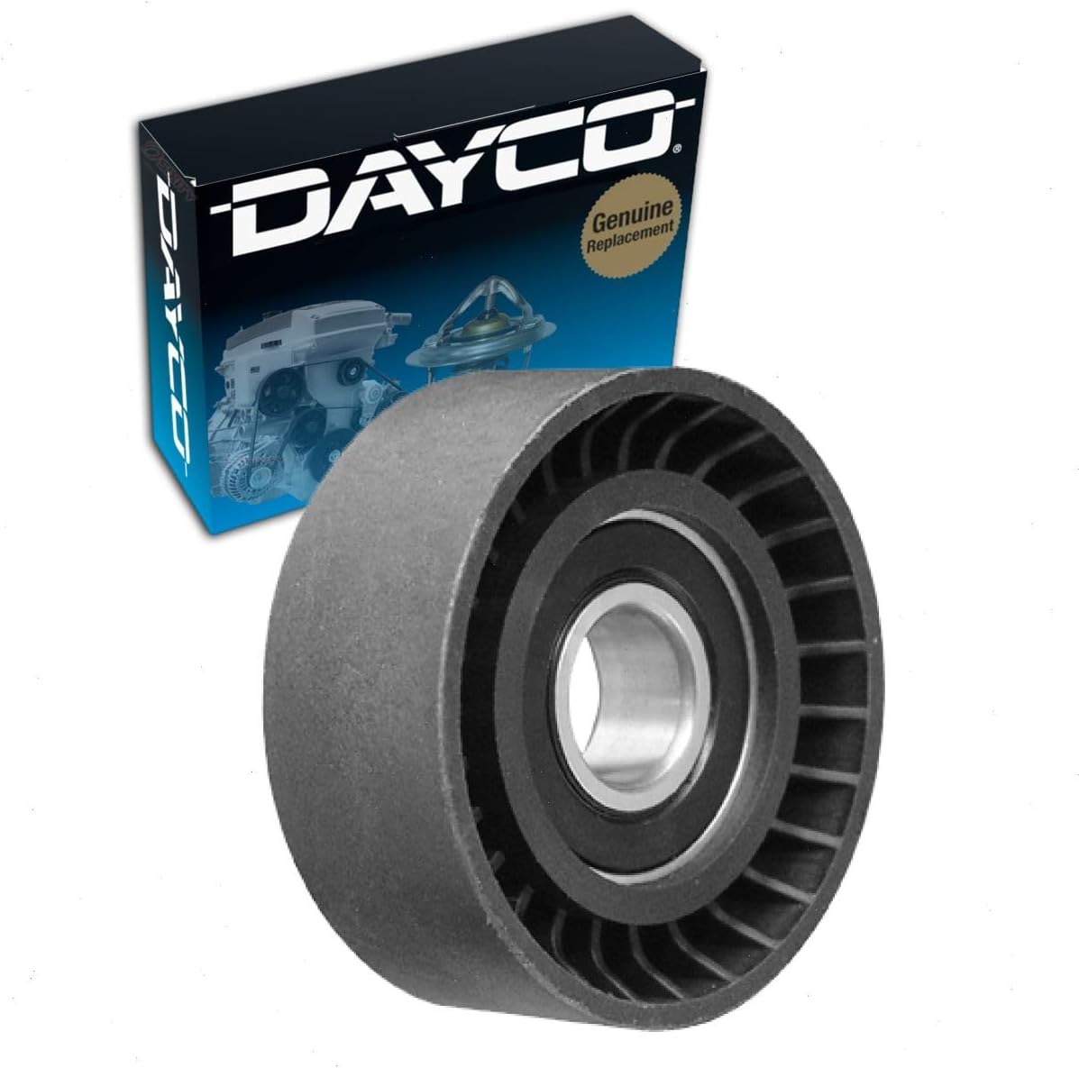 Dayco AC Drive Belt Tensioner Pulley compatible with Volkswagen Jetta 2.5L L5 2005-2013