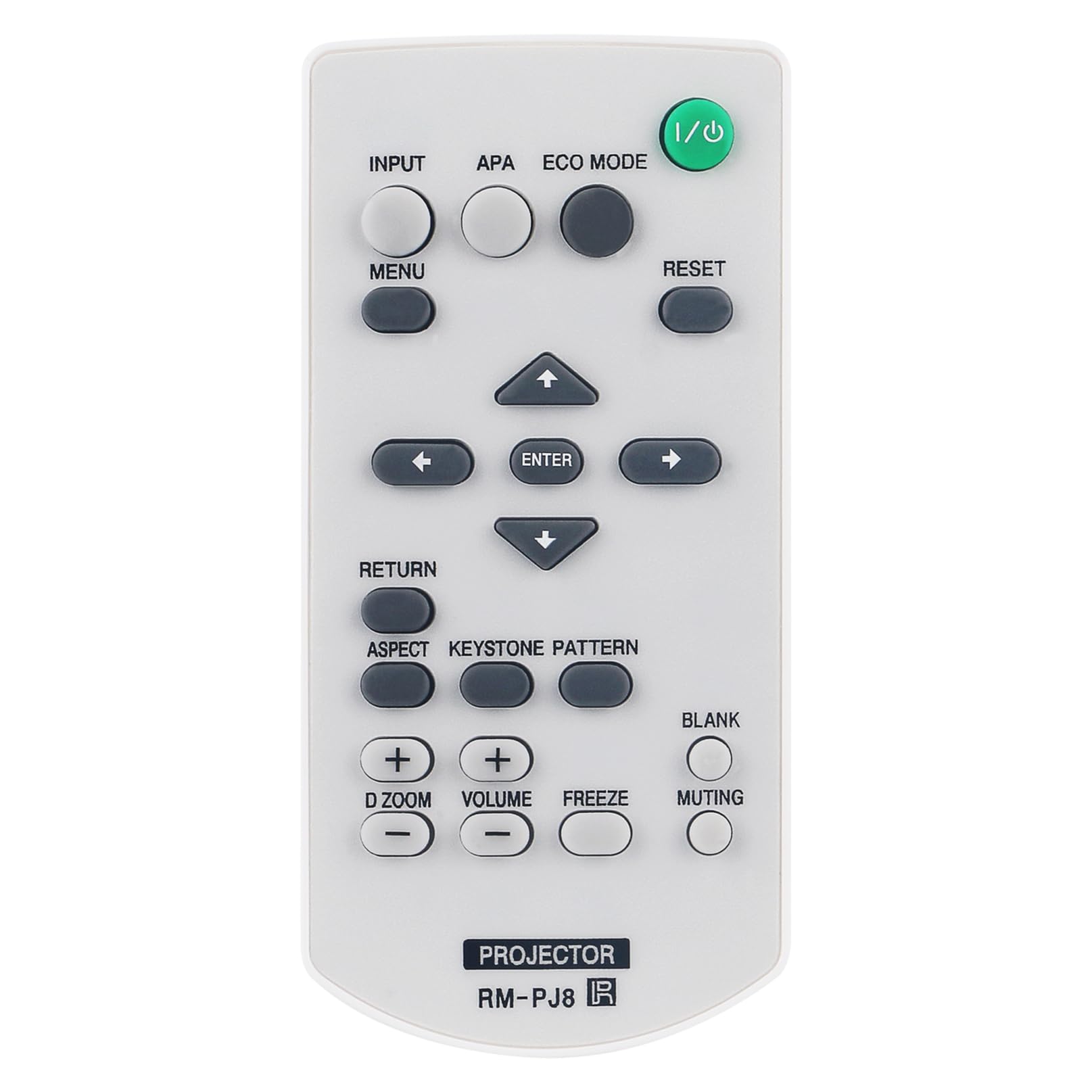 Replacement RM-PJ8 Remote Control Commander Compatible with Sony Projector VPL-EW255 VPL-EW235 VPL-EX275 VPL-EX271 VPL-EX245 VPL-EW295 VPL-EX295