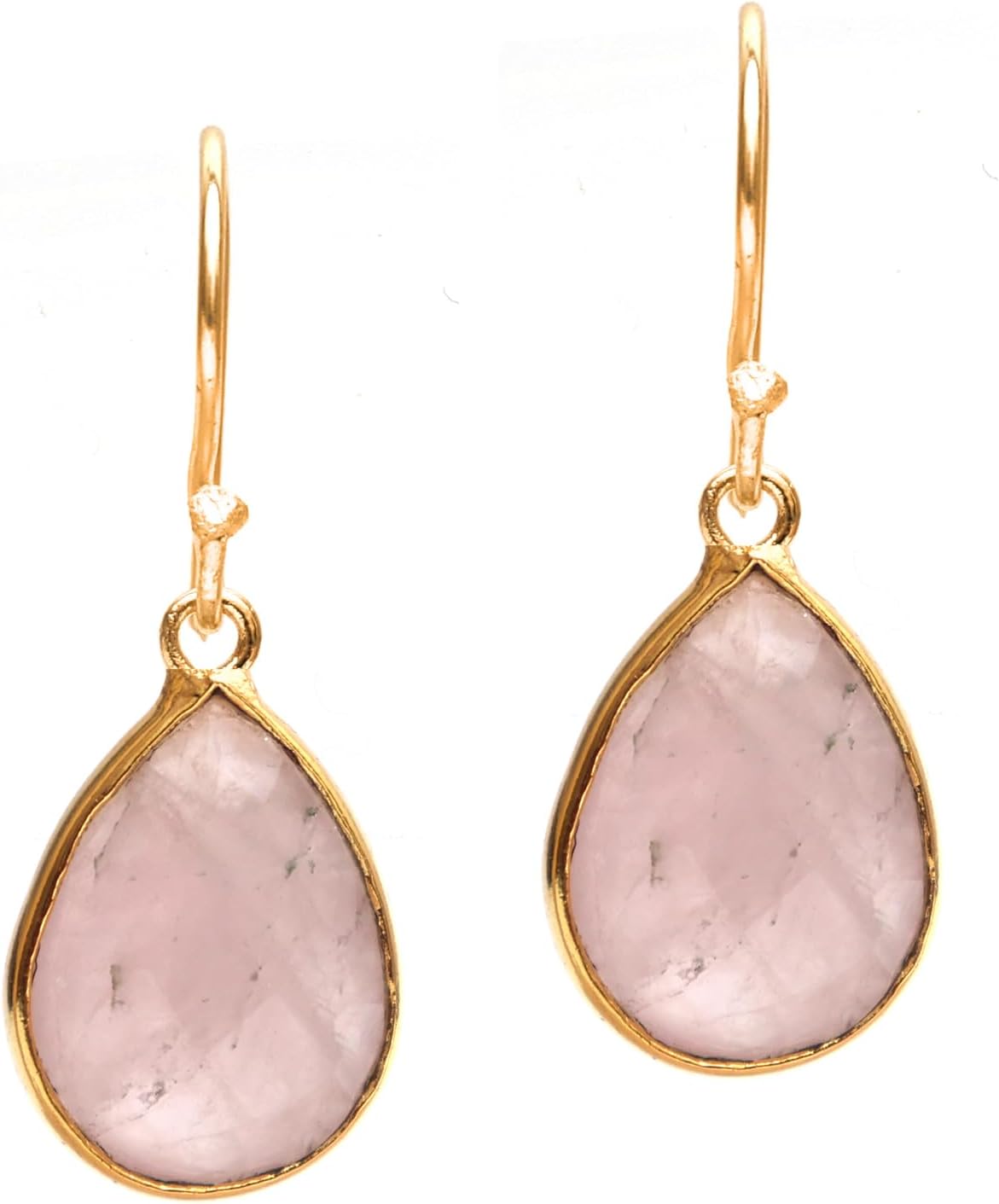 Gempires Teardrop Crystal Earring, Pear Shape Dangle Drop Earrings, Natural Gemstone Earring, Minimal, Everyday Wear, Hypoallergenic 14k Gold Plated, Gift for Mom Wife friend - Image 7