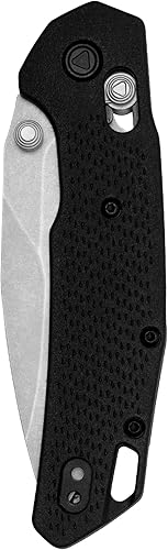 Miniatura 4 de Kershaw Heist - Cuchillo de bolsillo plegable, hoja de acero D2 de punta de clip de 3.2 pulgadas, acabado lavado a la piedra, mecanismo de bloqueo