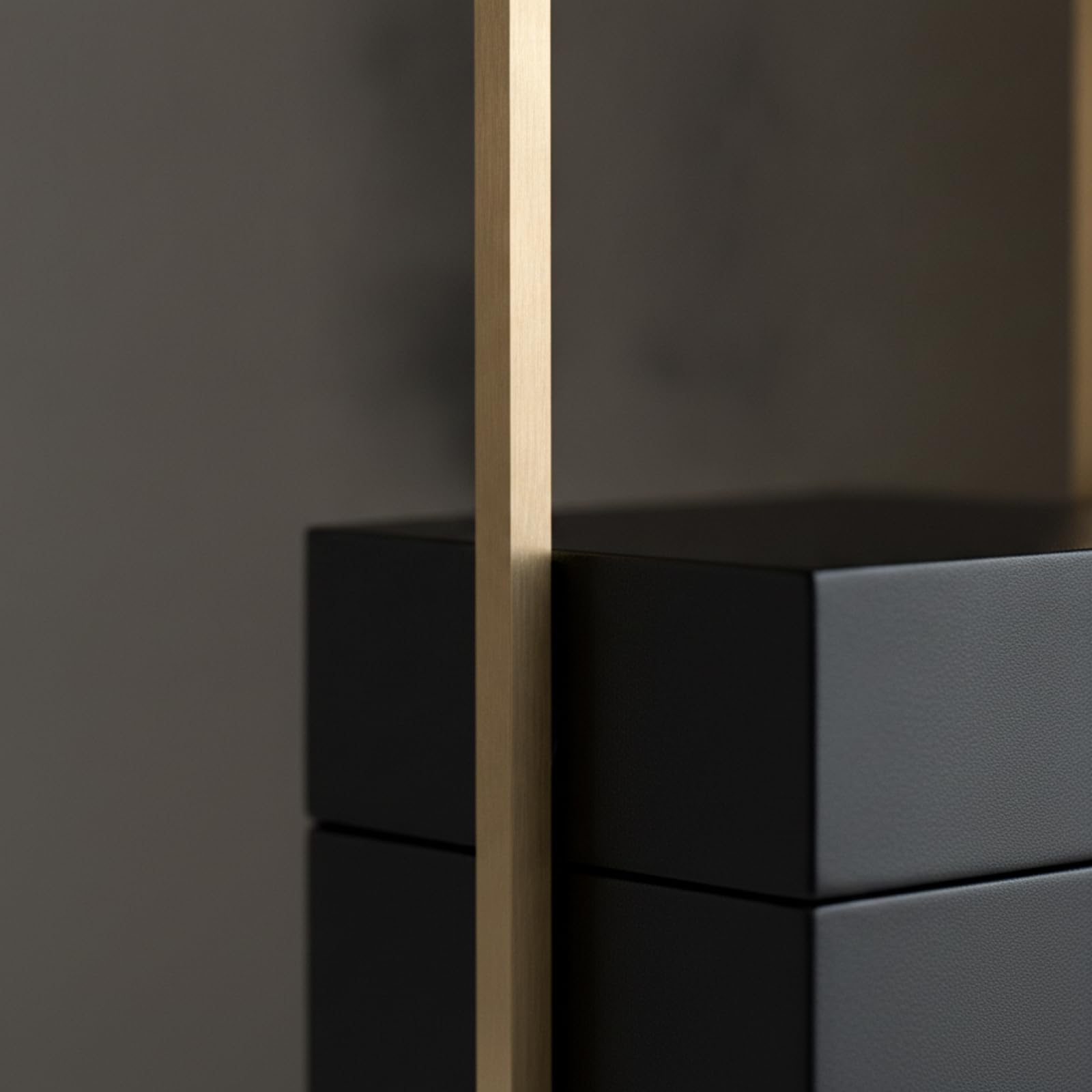Teedose mit Tragegriff mehrteilig Teedose mit Deckel kompakt Teeregal für Teeliebhaber, Genießer, Küche, Teezeremonie, Wohnzimmer, Modern Minimalistisch Mit Gelbem Messing-Tragegriff