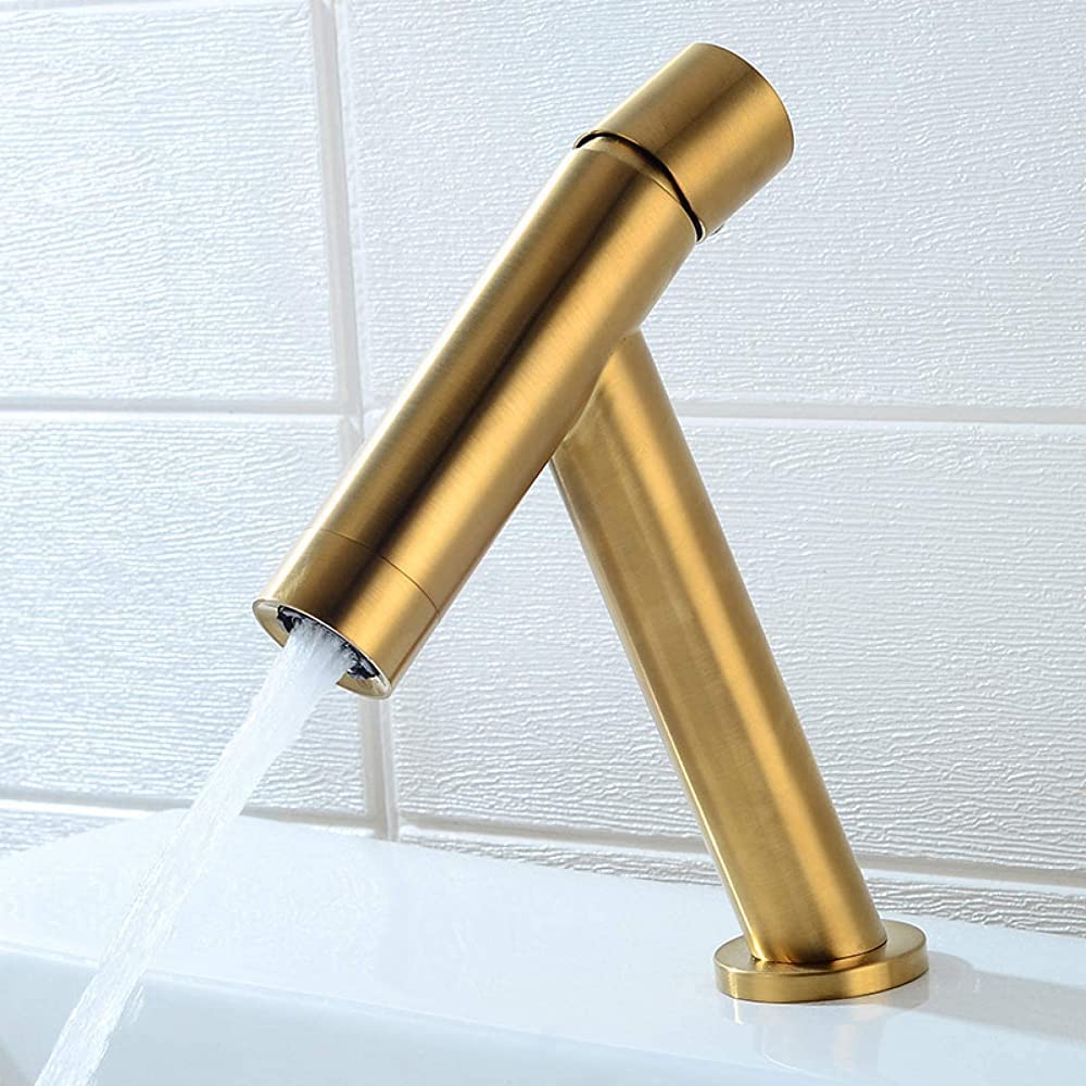 Robinet rétro or brossé pour transformer votre salle de bain en un cocon vintage chaleureux