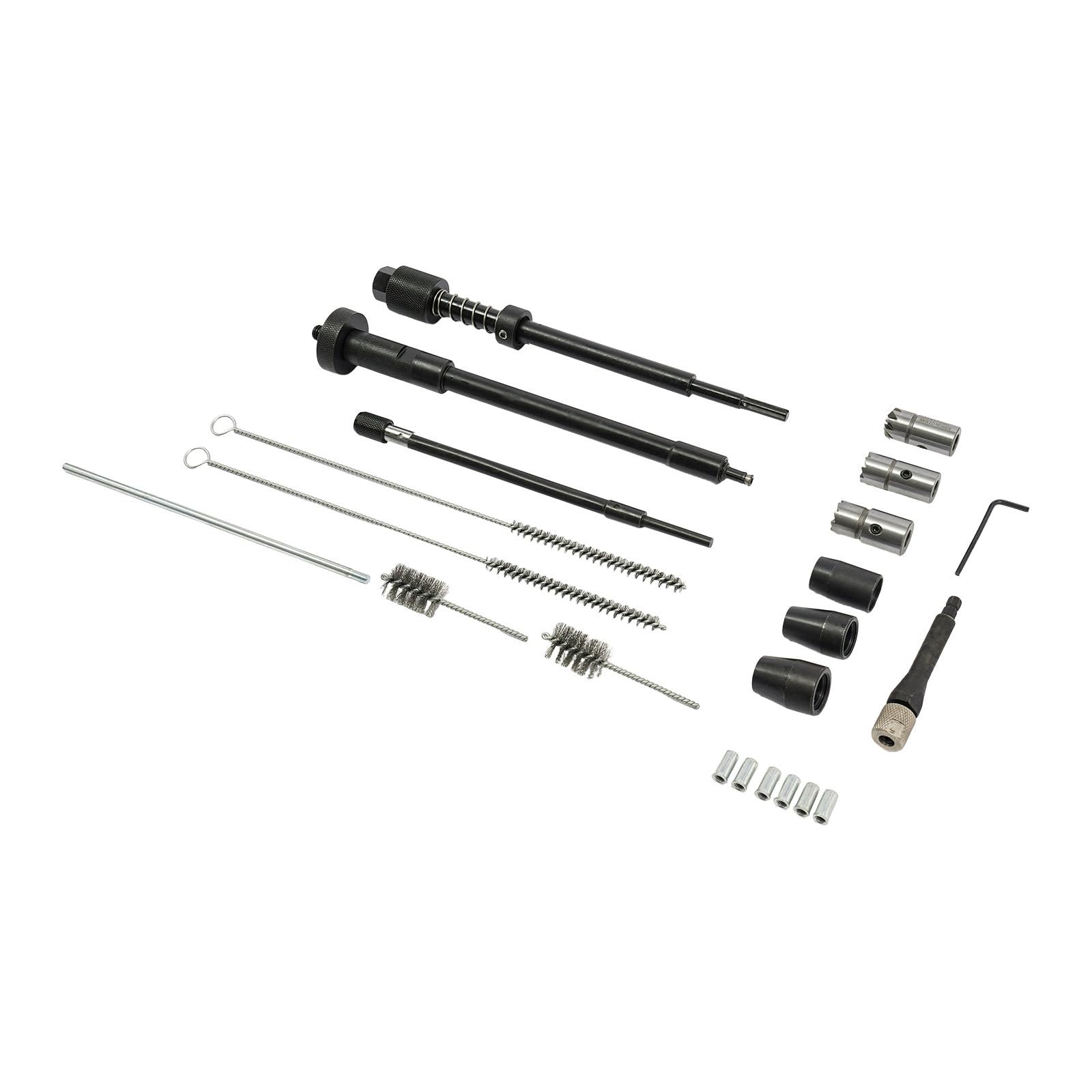 Iniettore Set di Pulizia Iniettore Carburante Cleaner Set Con Spazzole Per Auto Diesel Iniettore Pulizia Universale Professionale