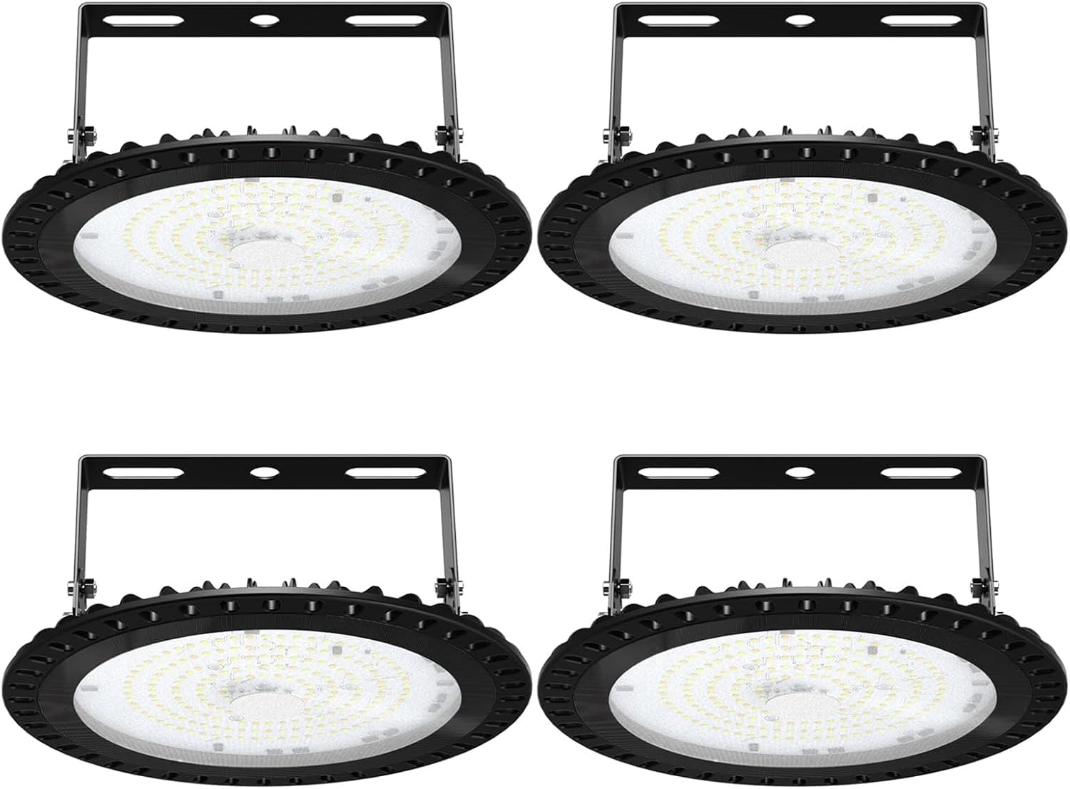 100W Faretto LED UFO, Lampada da Officina 20000LM UFO Proiettore Faretto LED, Temperatura del Colore Dimmerabile 3000K/4000K/6500K Lampadario Industriale