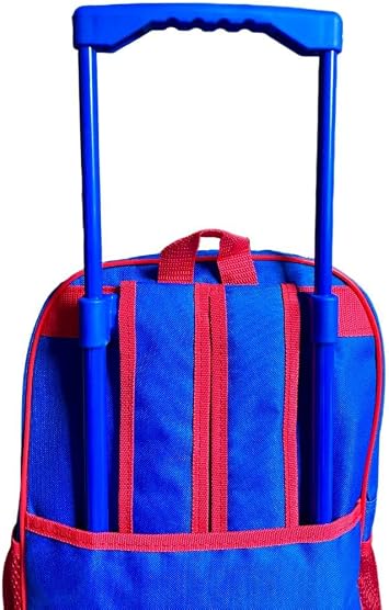 TDL Marvel Avengers Kids Foldable Deluxe Trolley Backpack - Lightweight Luggage Cabin Bag with Wheels & Telescopic Handle - Ideal for Travel, Holidays & School Trips Avengers Deluxe Foldable Trolley