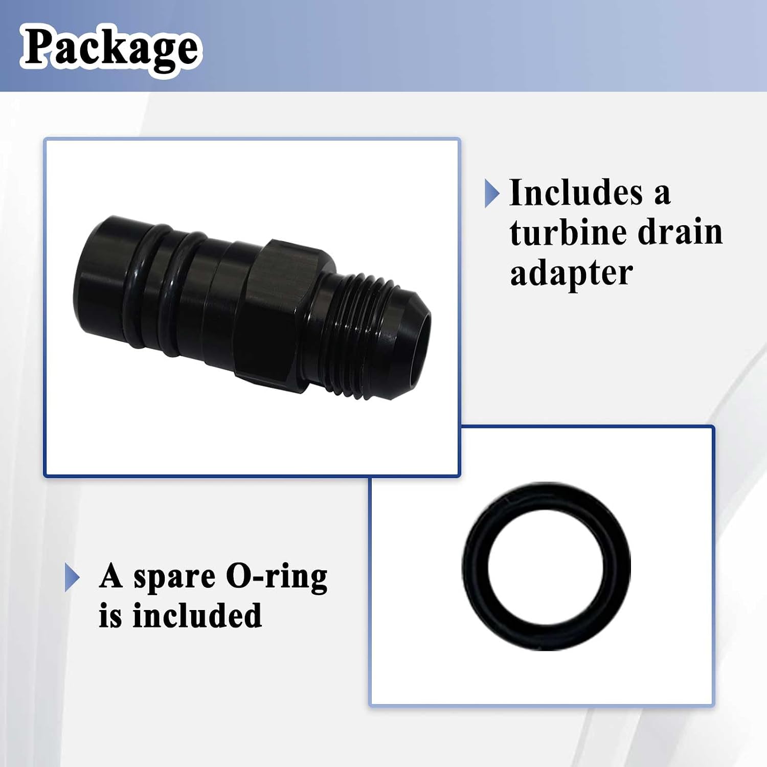 FPE-CTDA-10AN Turbo Drain Tube Adapter, Universal Fit