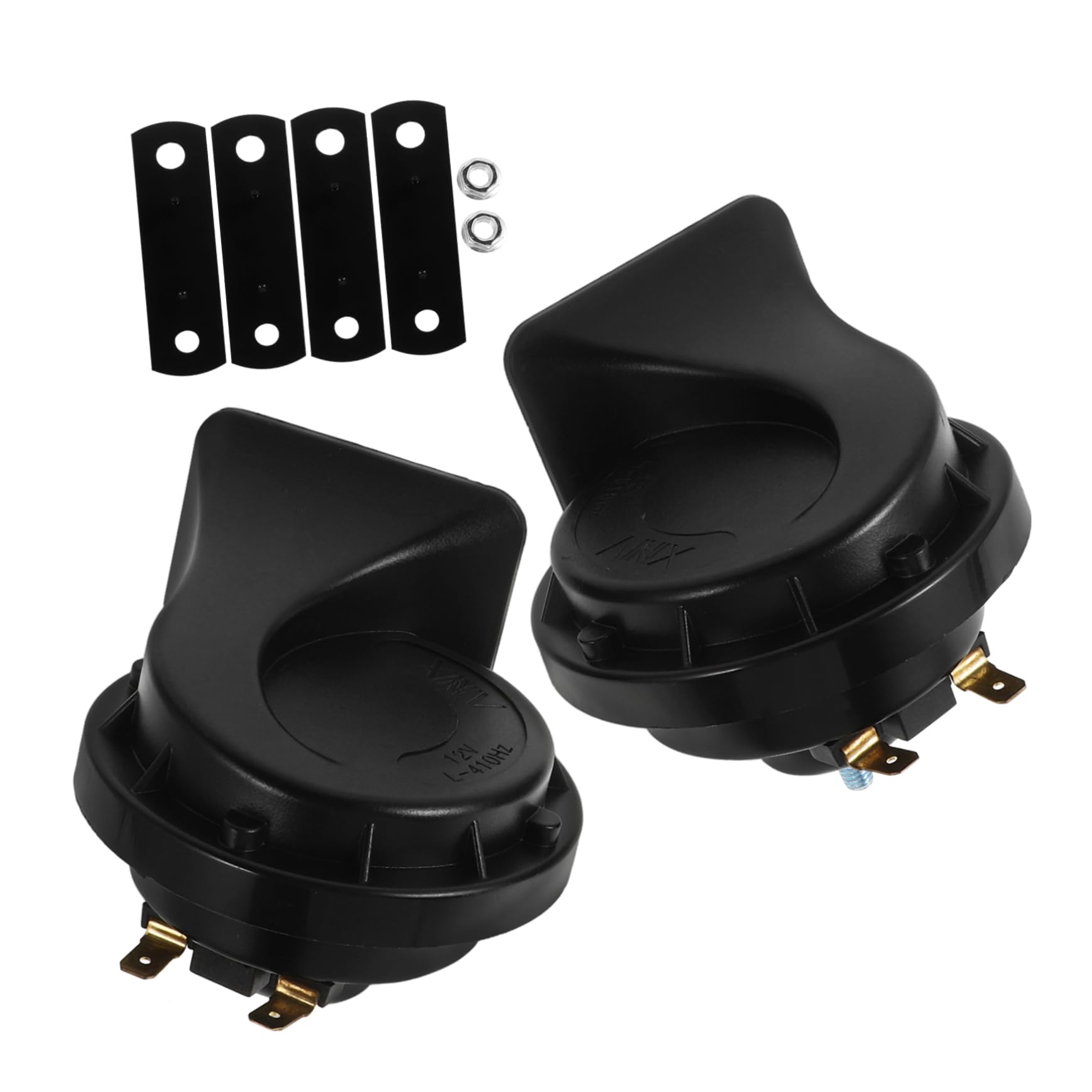 PRETYZOOM Loud Snail Horn High Low Tone Vehicle Horn for Motorcycles Cars Trucks Sound for Unique Auditory Experience Compatible with Systems