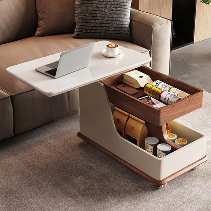 Image of The Attic Metz Lift-top Coffee Table,Coffee Table for Living Room, Solid Wood Centre Table, Modern Centre Table