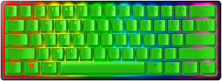 Razer Conjunto de atualização de teclado PBT Doubleshot para teclados mecânicos e ópticos: Compatível com layouts padrão 104/105 EUA e Reino Unido - Razer Green