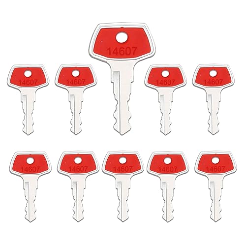 Llaves de encendido 14603 14607 14707 14657 para JCB Bomag Terex Mini excavadoras New Holland y Ford Vibromax Maxi Skytrak, Dynapac LG200LG500