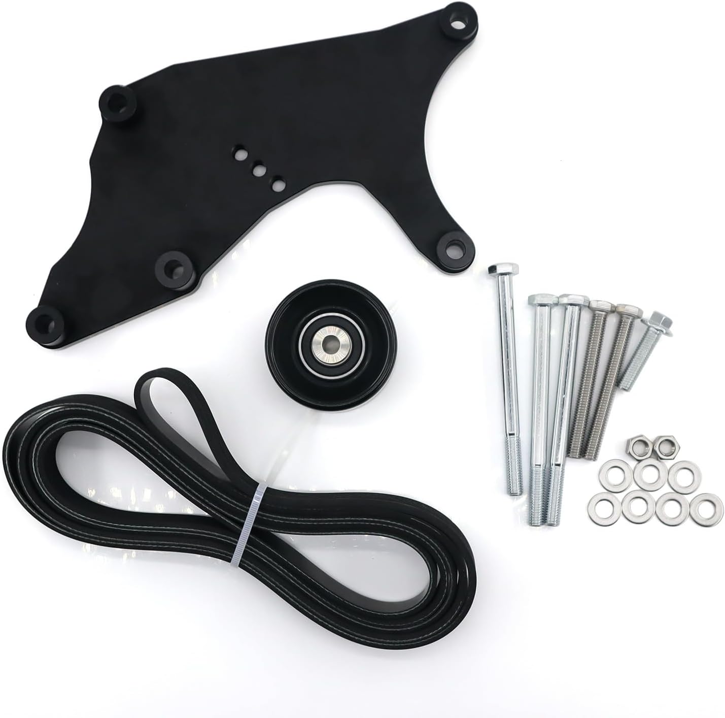 LS Truck Dual Alternator Bracket Kit for Chevy GM 1999-2013 4.8 5.3 6.0 6.2L V8 Vortec Engine