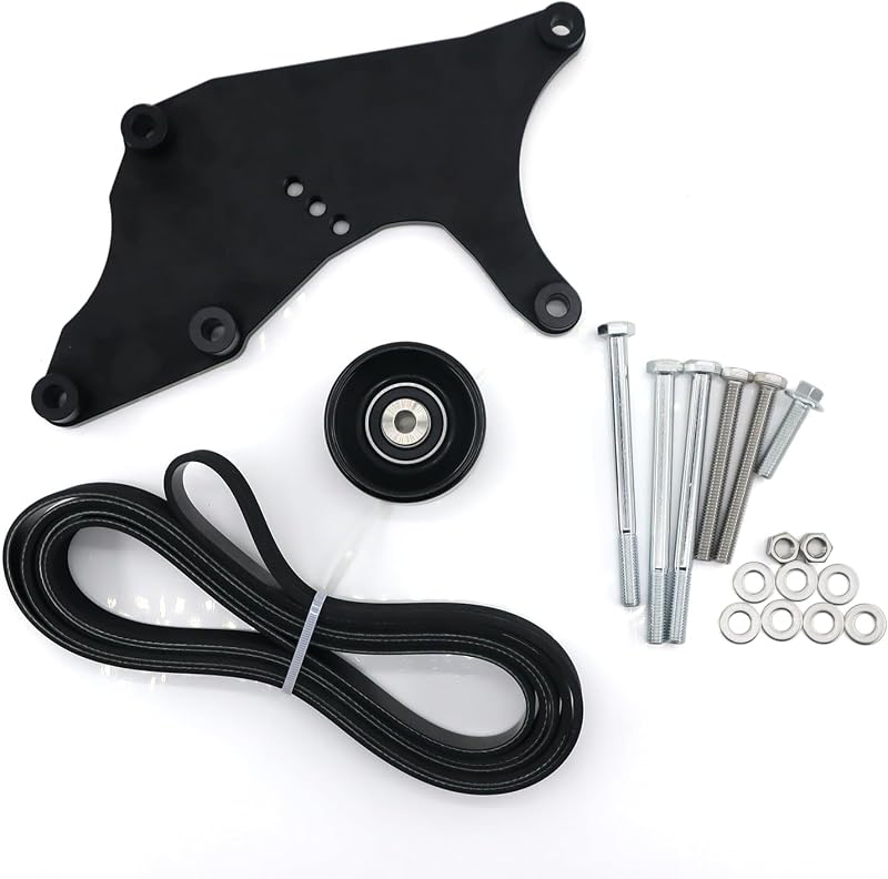 Kit de suporte para alternador duplo RJSPHH para caminhões e SUVs GM 1999–2013 com motor Vortec V8 – ZJPDLZ