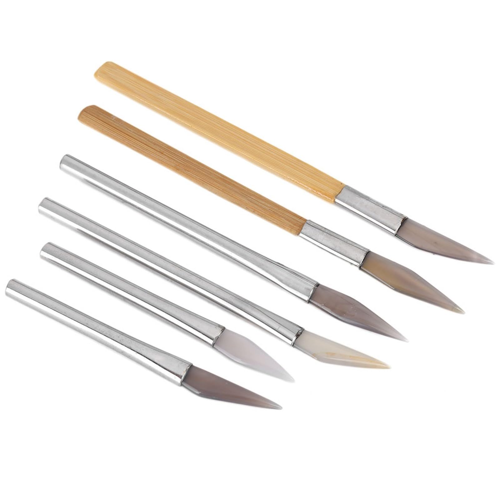 Outils de Réglage de la Pierre Brunisseur D'Agate pour la Dorure 23 × 3 × 3 Couteau Ensemble de Brunisseur D'Agate Outils de Polissage Artisanaux Outils de Réglage de la Pierre Brunisseur D'Agate pour la Dorure 23 × 3 × 3 Couteau Ensemble de Brunisseur D'Agate Outils de Polissage Artisanaux