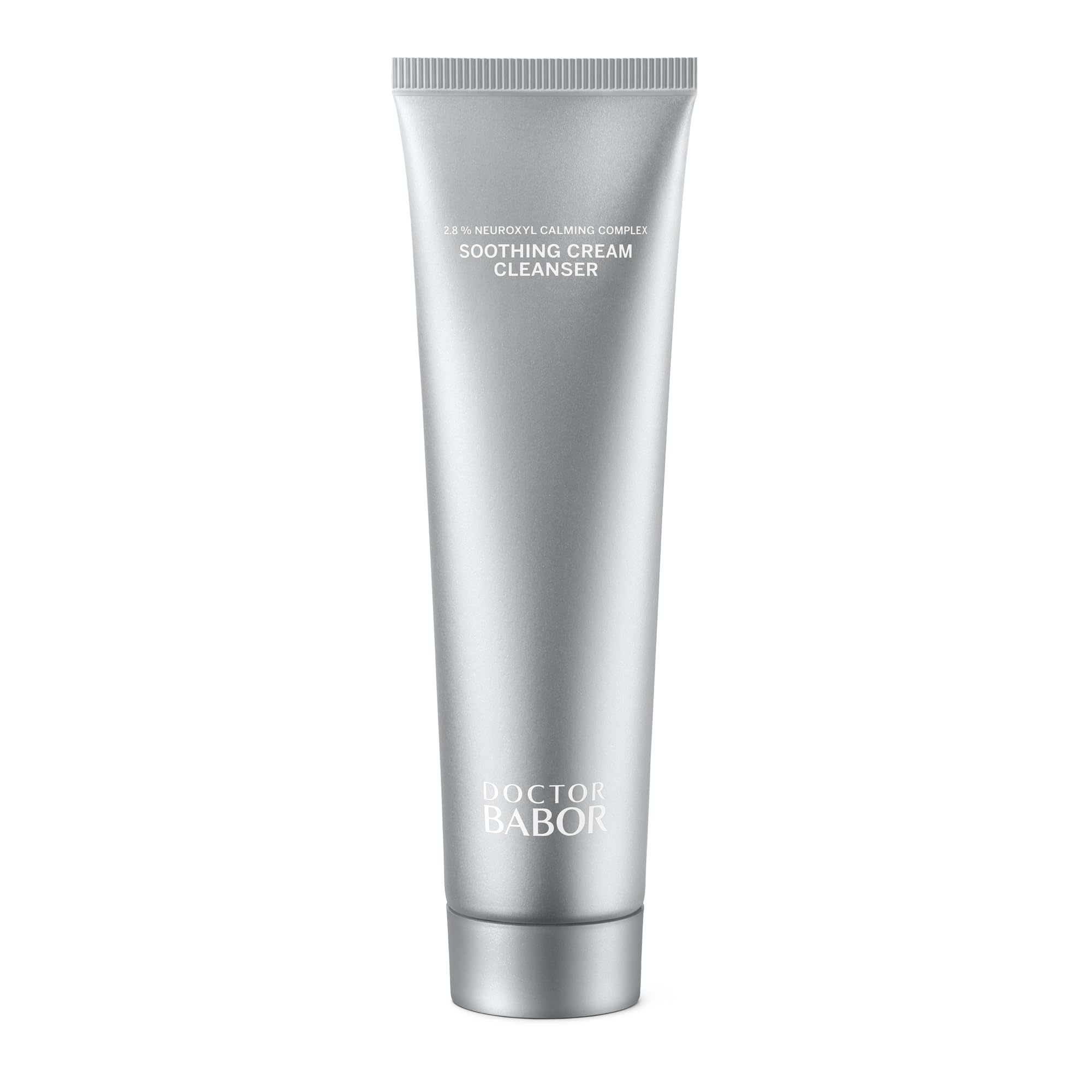 DOCTOR BABOR Soothing Cream Cleanser | delikatny balsam oczyszczający do skóry wrażliwej, codzienne czyszczenie z ochroną przed wpływami środowiska, z neuroksylem i pantenolem, wegański, 150 ml