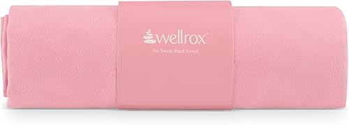 Miniatura 10 de Wellrox Toalla de mano de yoga de microfibra, súper suave, de secado rápido, antideslizante para pilates, gimnasio y entrenamientos (26.5 x 16