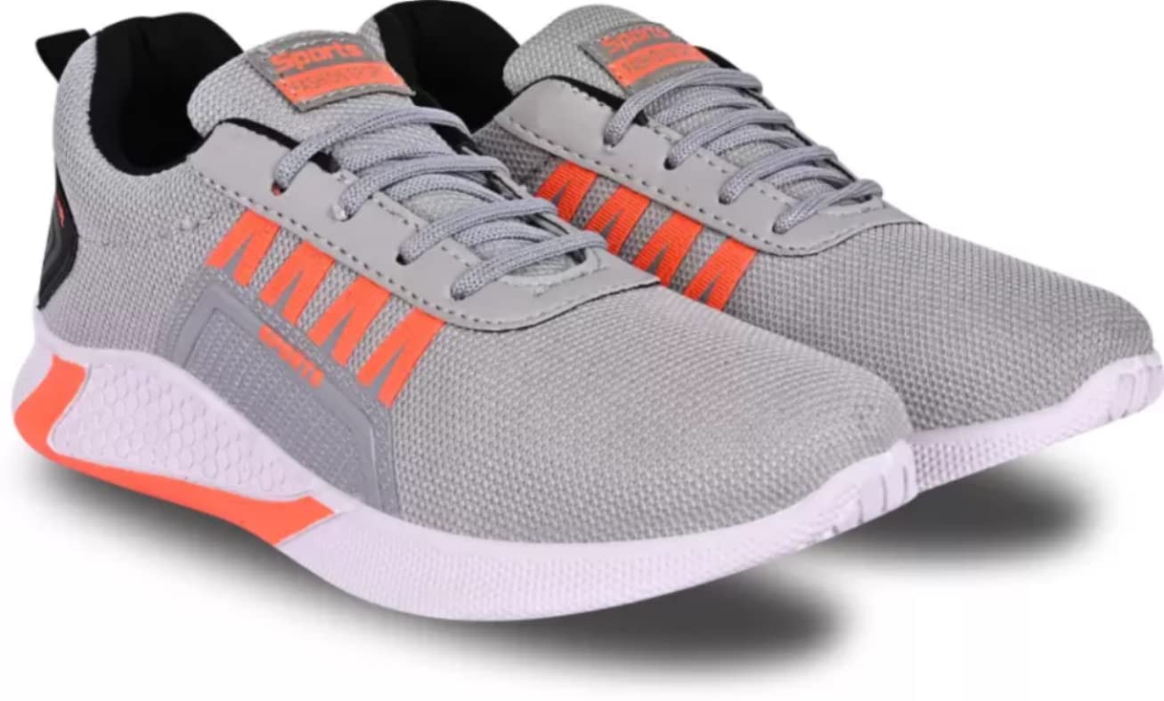 Smart Tracking Walking & Running Shoe for Mens & Boys (Grey, Numeric_8) (B0BJ94TXF4) Amazon Price History, Amazon Price Tracker