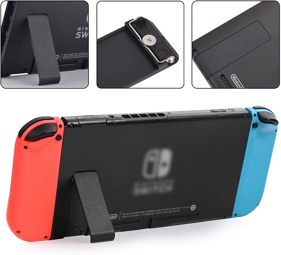 Switch Kickstand Replacement Repair Kit for Nintendo Switch Console (2 Pcs)