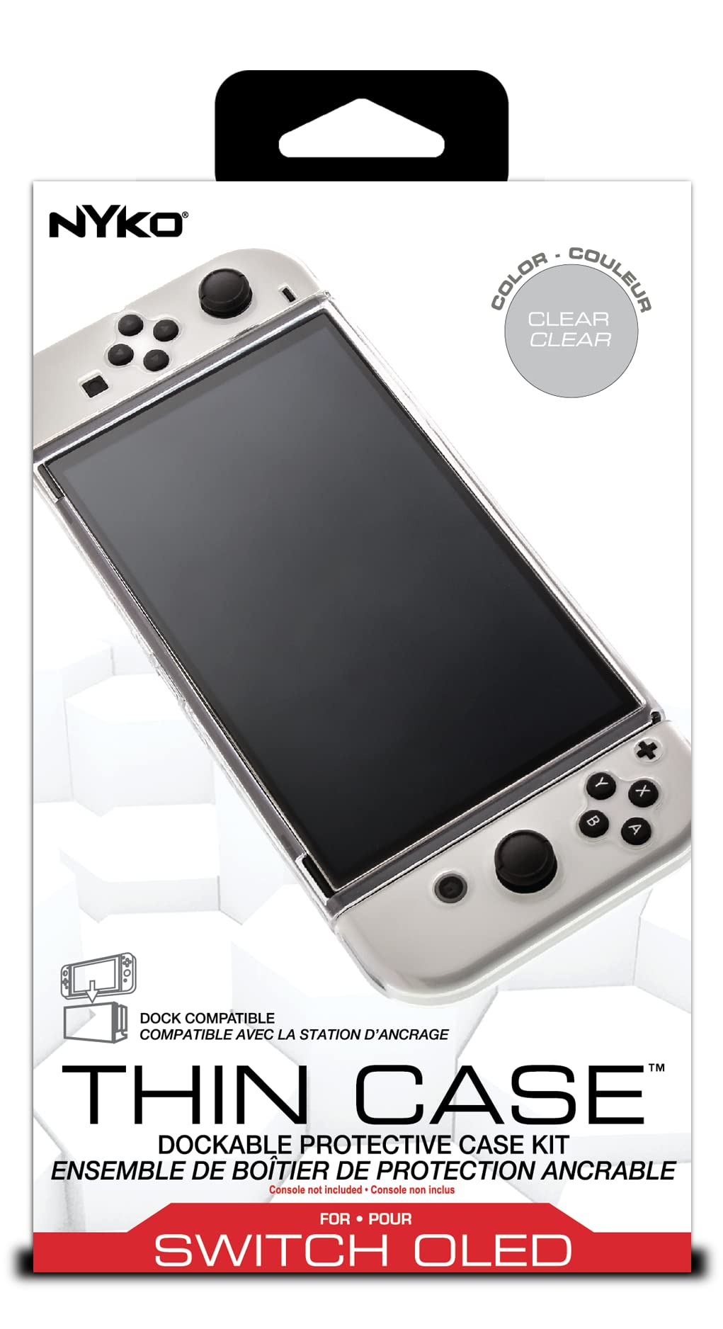 NYKO Thin Case for Nintendo Switch OLED (Clear)