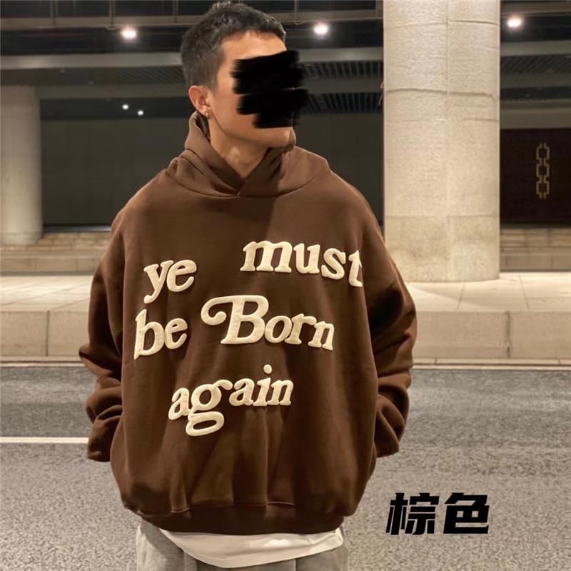 Ye Must Be Born Again Brown You Must Be Born Again Hoodie Brown