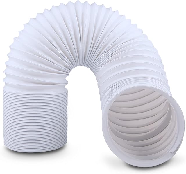 iRhodesy Extended Mobile Air Conditioner Hose, Portable Air Conditioner Drain Hose 1.5M Long, Heat Resistant and Corrosion Resistant, Suitable for Air Conditioners, Dehumidifiers, Clothes Dryers